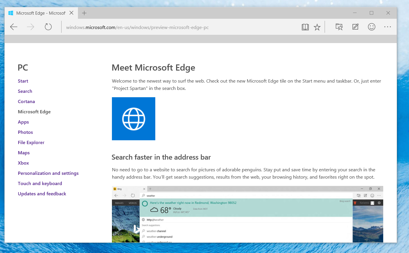 Майкрософт эйдж. Microsoft Edge. Edge браузер. Новый браузер Edge для Windows 10. Microsoft Edge Интерфейс.