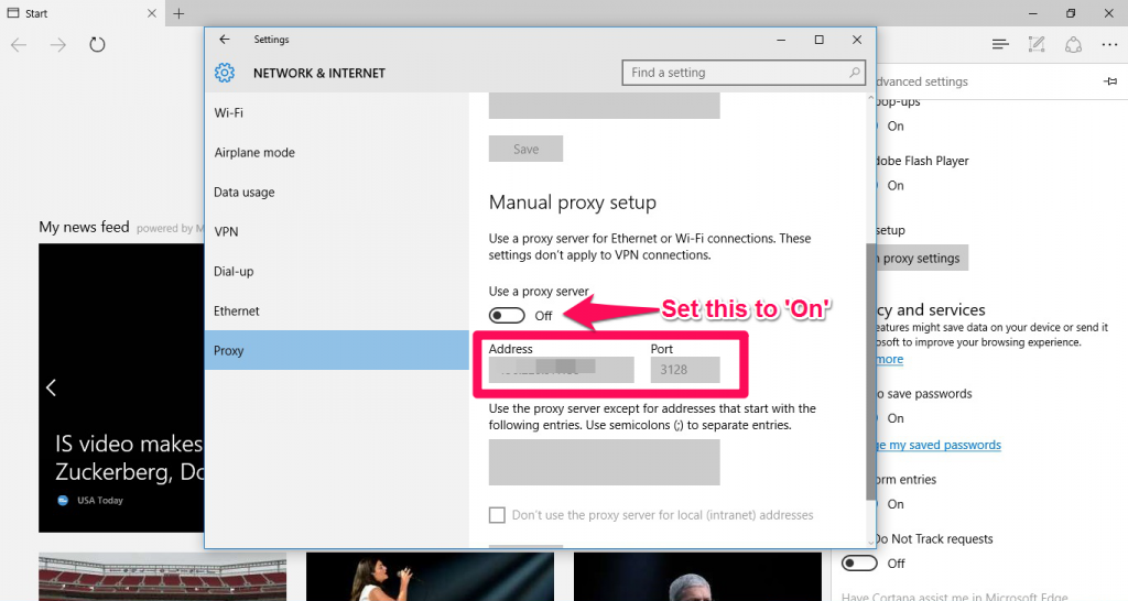 windows 10 edge proxy settings gpo